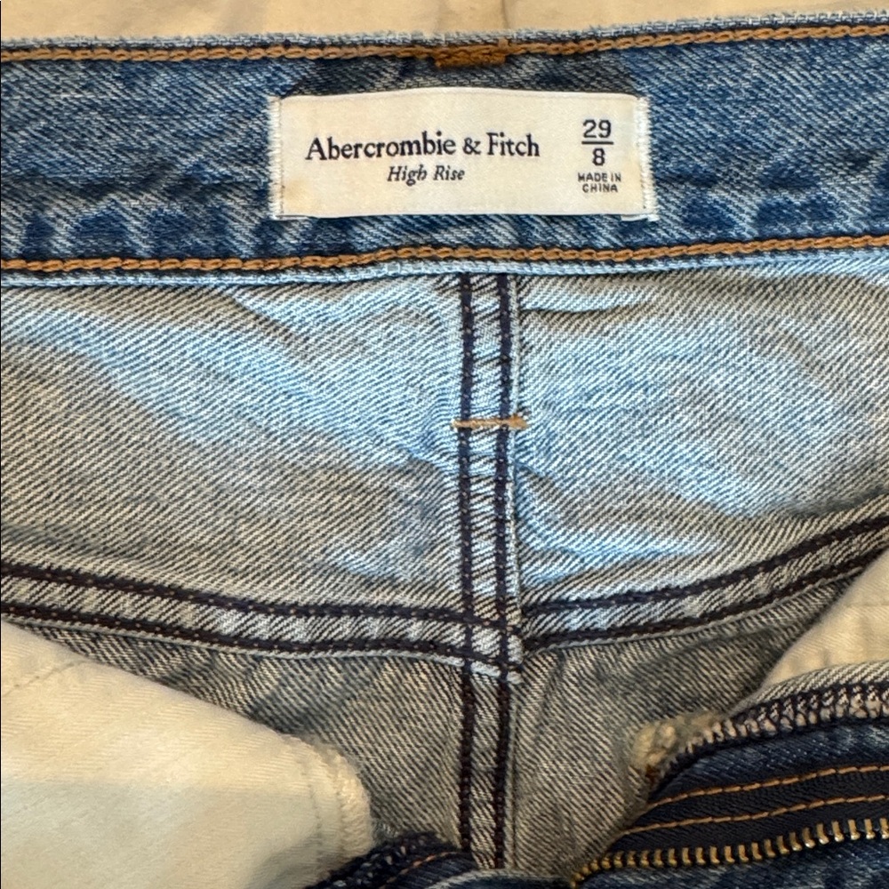 Abercrombie & Fitch High Rise Denim Skirt - Picture 3 of 3